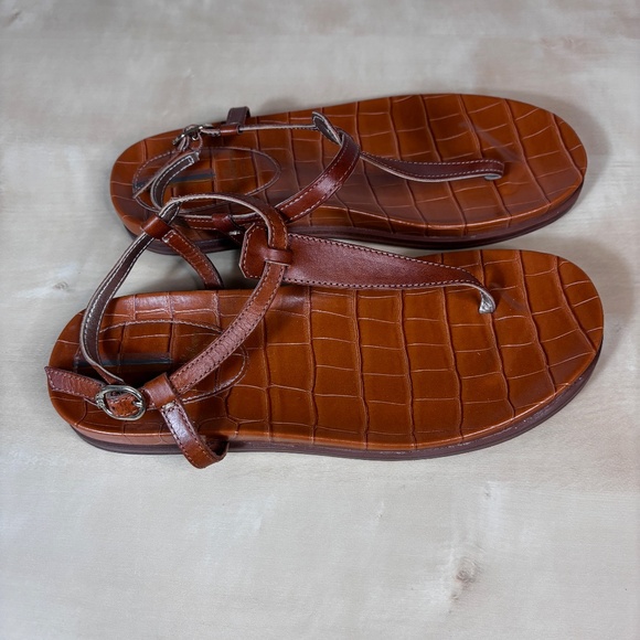 Sam Edelman Naomi Leather T-Strap Sandals - Women's Size 6.5 - Picture 5 of 6